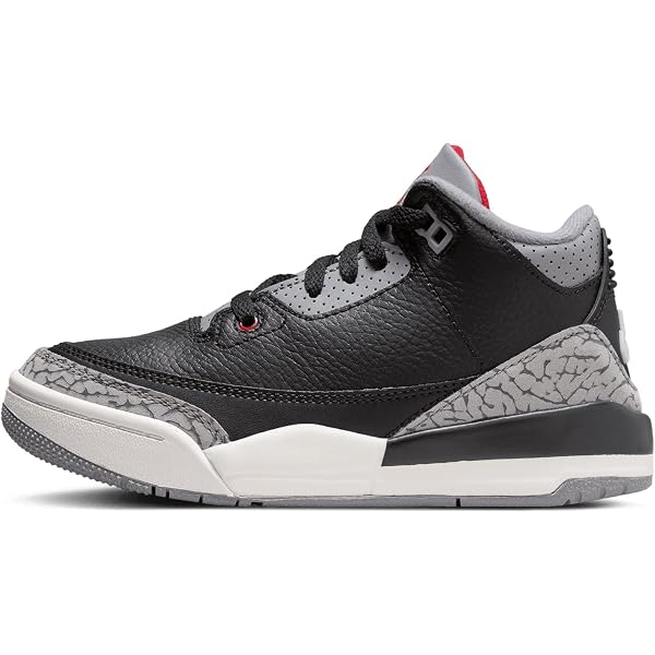 Amazon.com | Jordan Little Kid's 3 Retro Black/Green Glow-Wolf